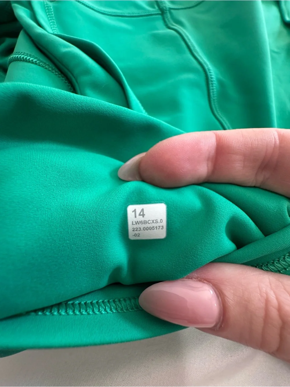 lululemon Fast & Free High Rise Cropped 23” - Kelly Green